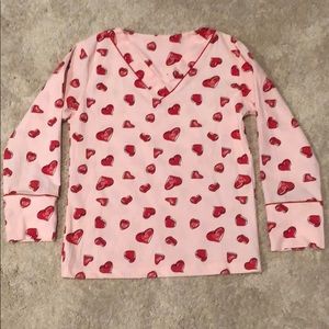 Heart pj shirt